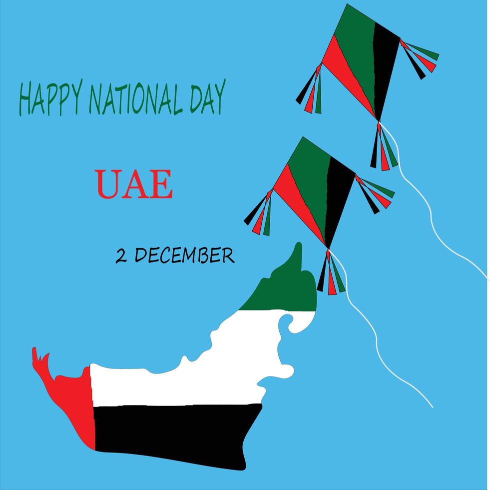 U A E National day vector