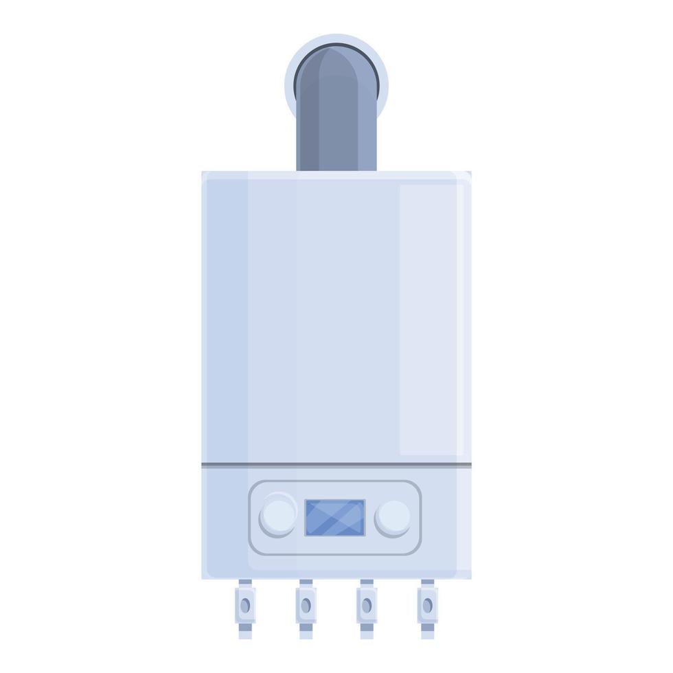vector de dibujos animados de icono de caldera de gas de aire. agua de la casa