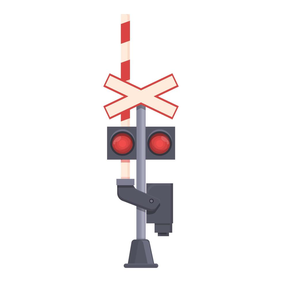 Station railway icon cartoon vector. Train traffic vector