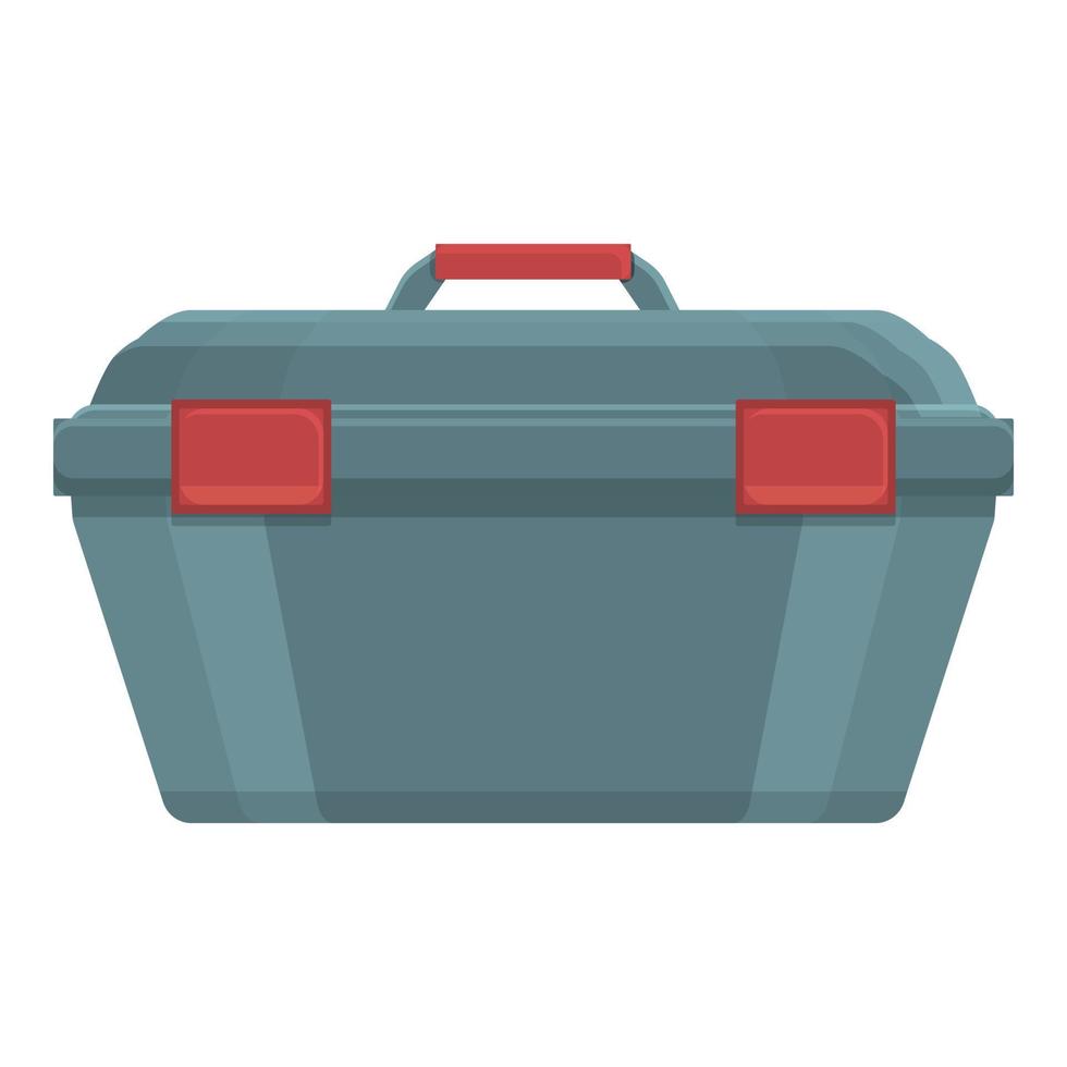 Hardware box icon cartoon vector. Tool kit vector