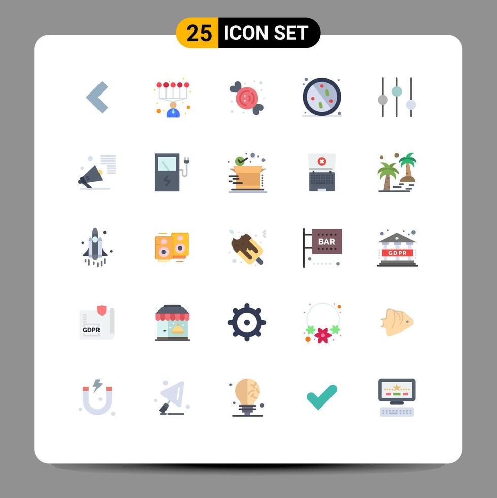 Set of 25 Modern UI Icons Symbols Signs for options hospital food healthy antibacterial Editable Vector Design Elements