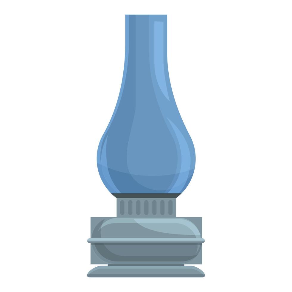 Old oil lamp icon, cartoon and flat style vector