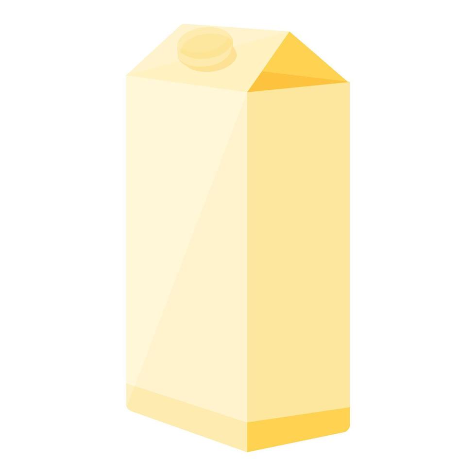 Milk vitamin icon, cartoon style vector