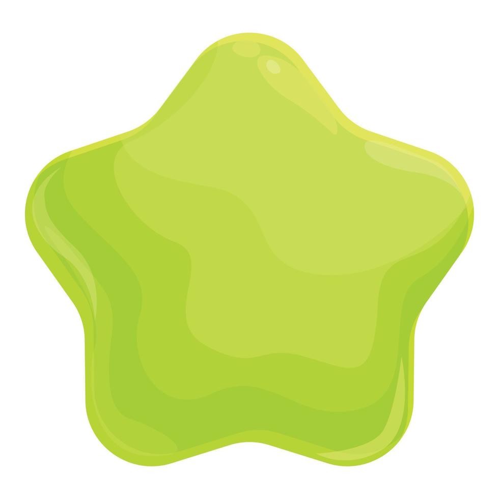 Star jelly icon cartoon vector. Fruit sweet vector