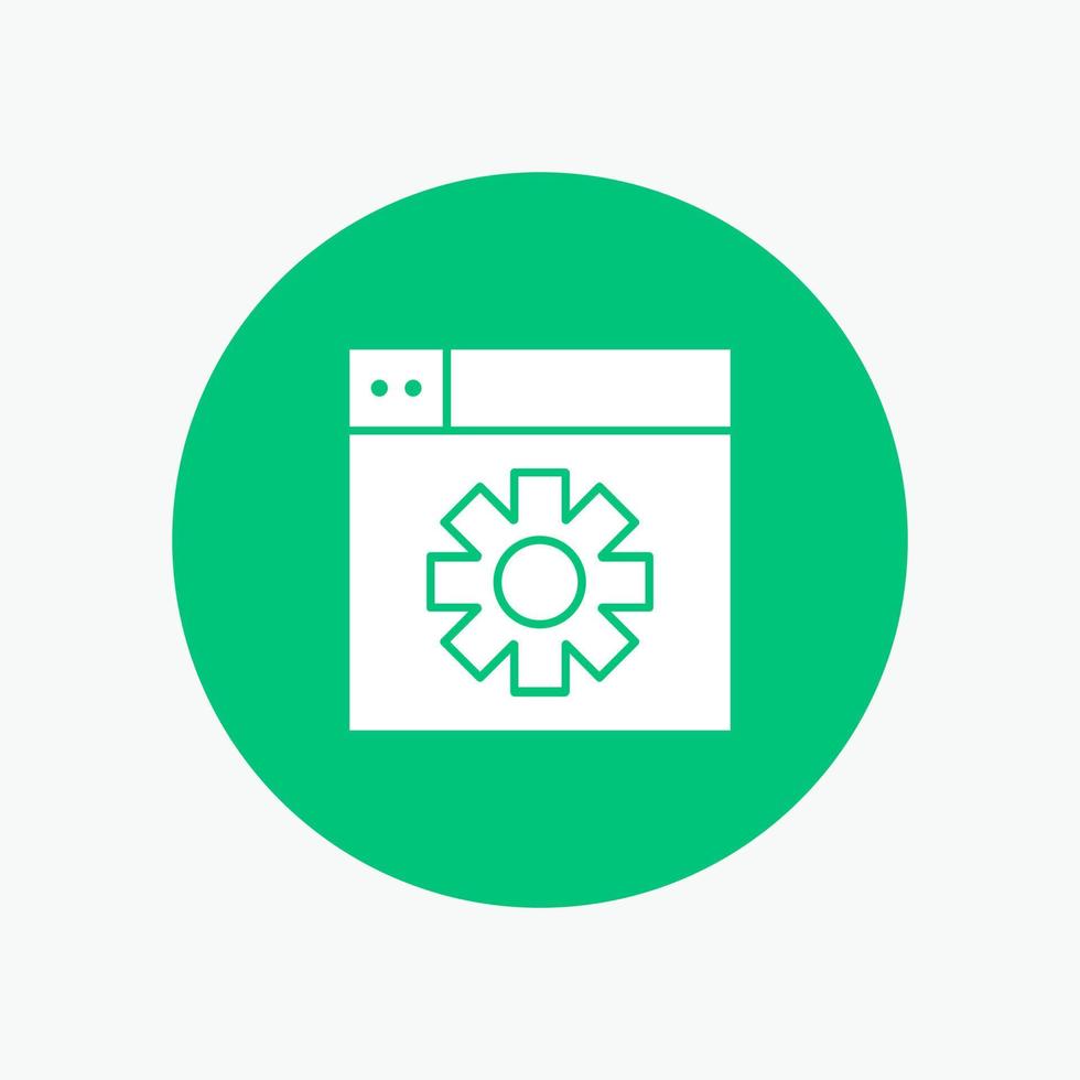 Web Design Setting vector