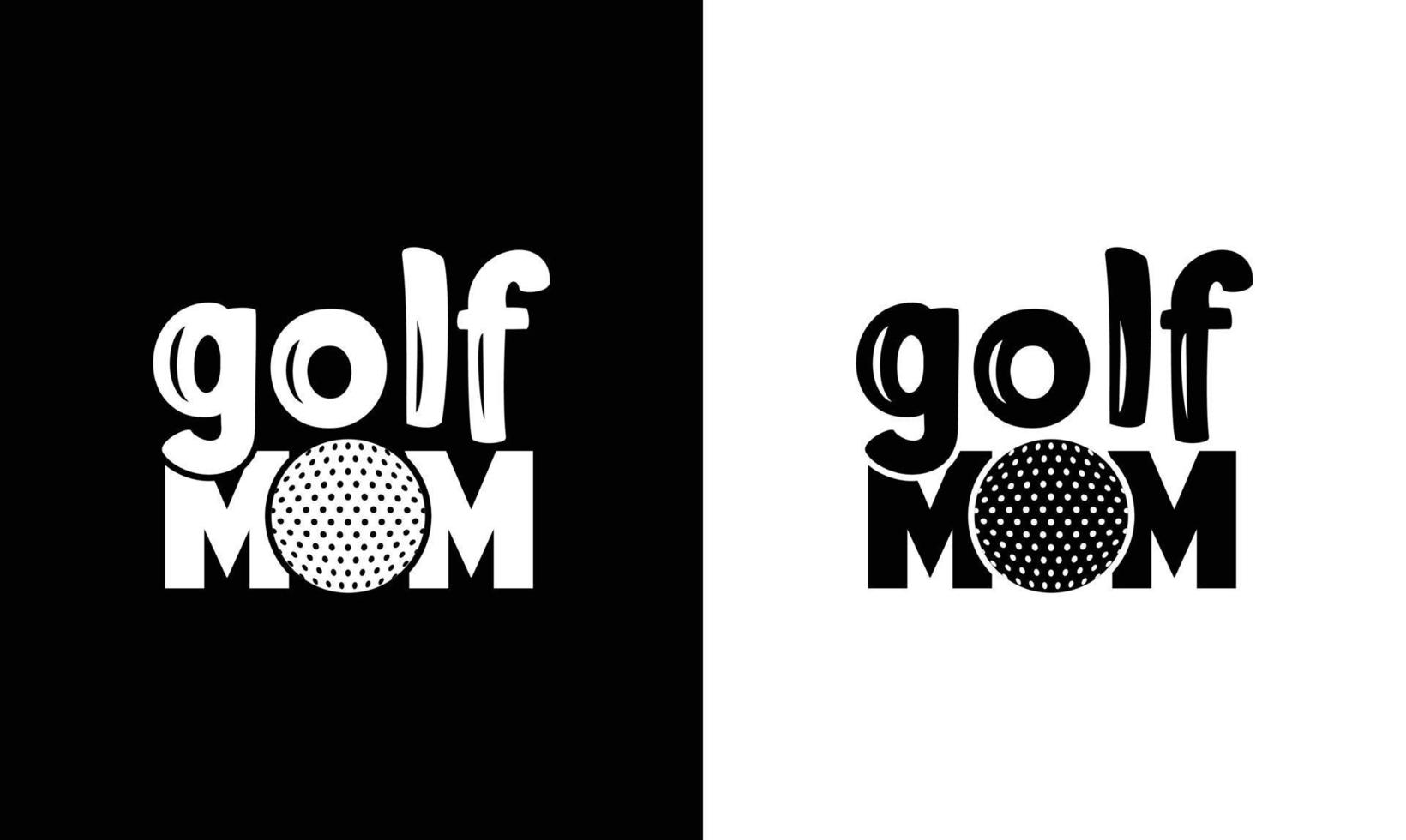 diseño de camiseta de cita de golf, tipografía vector