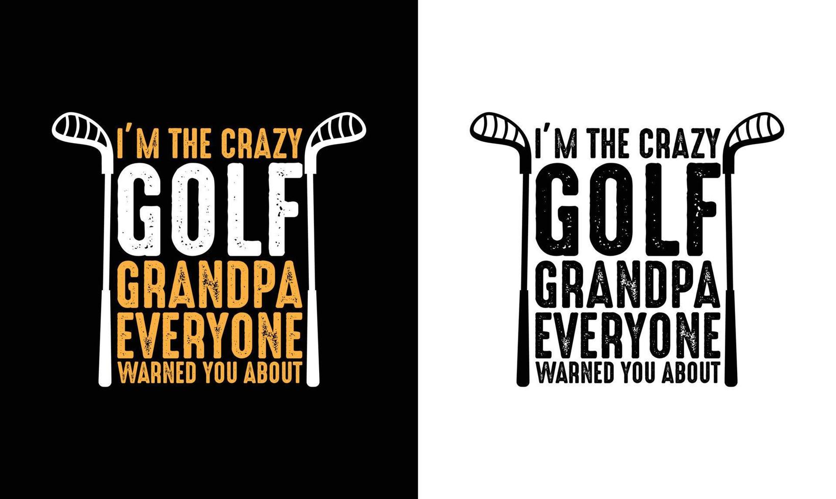 Golf Quote T shirt design, typography vector