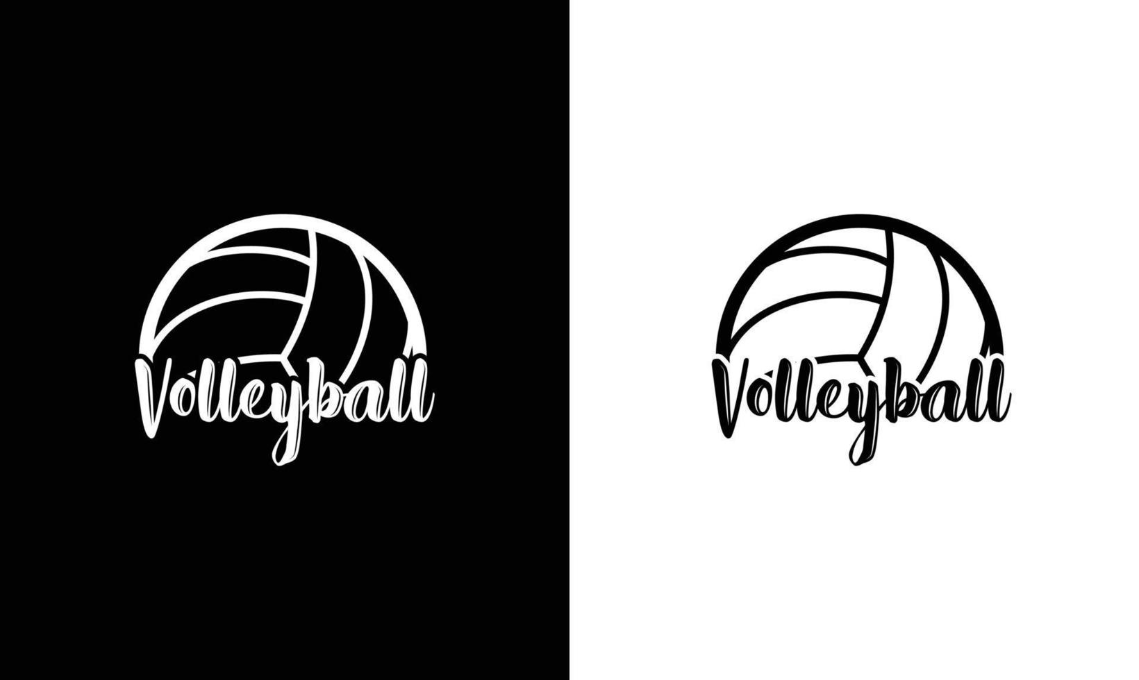 diseño de camiseta de cita de voleibol, tipografía vector