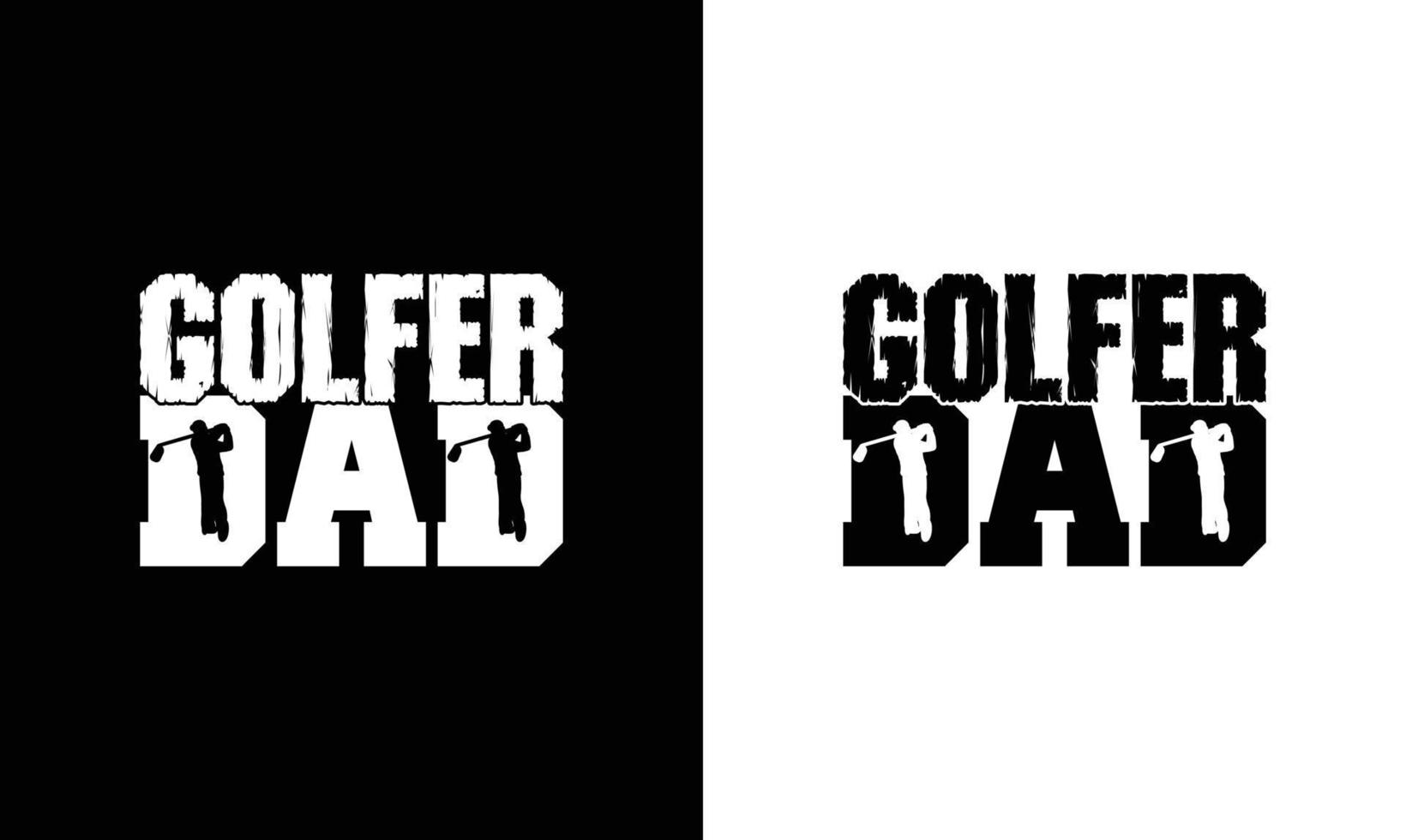 diseño de camiseta de cita de golf, tipografía vector