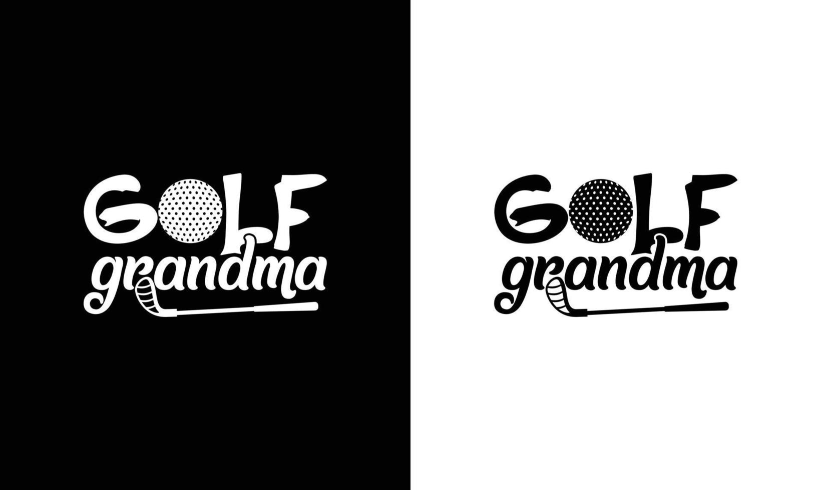 diseño de camiseta de cita de golf, tipografía vector