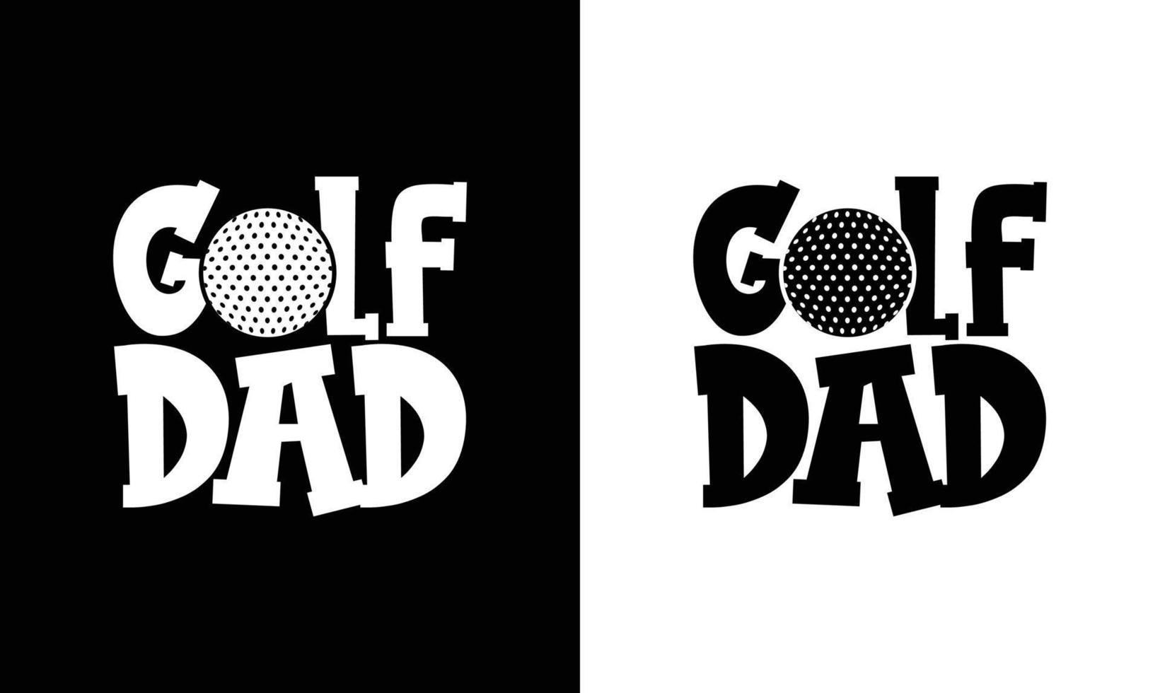 diseño de camiseta de cita de golf, tipografía vector