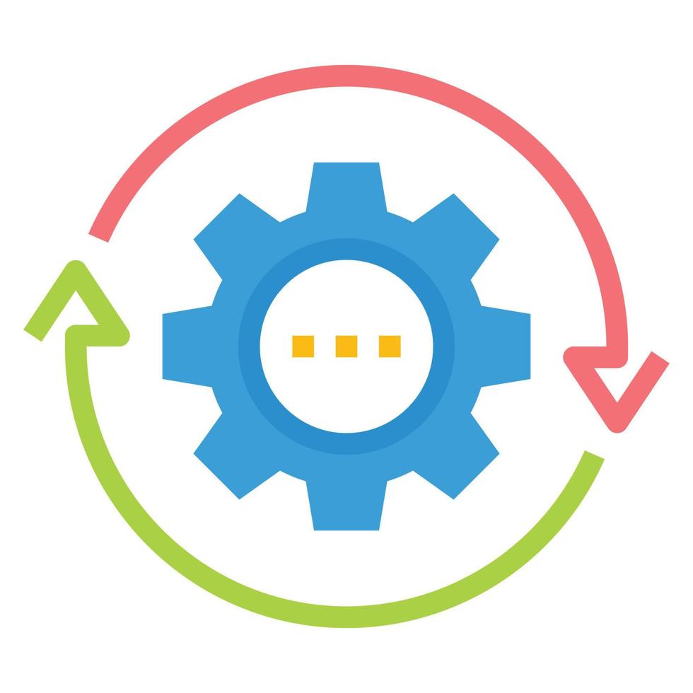 progress flat icon vector Illustration,  business icon