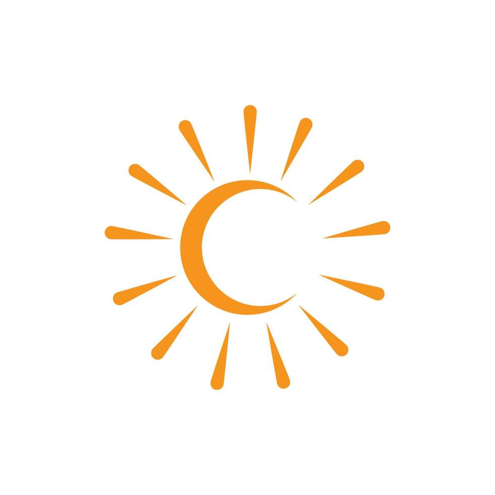sun ilustration design vector