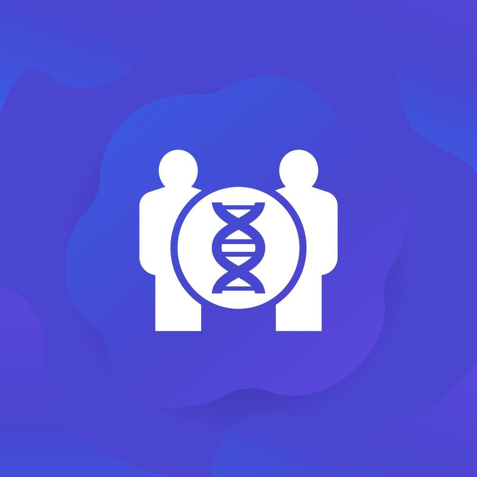 clones or cloning icon, vector