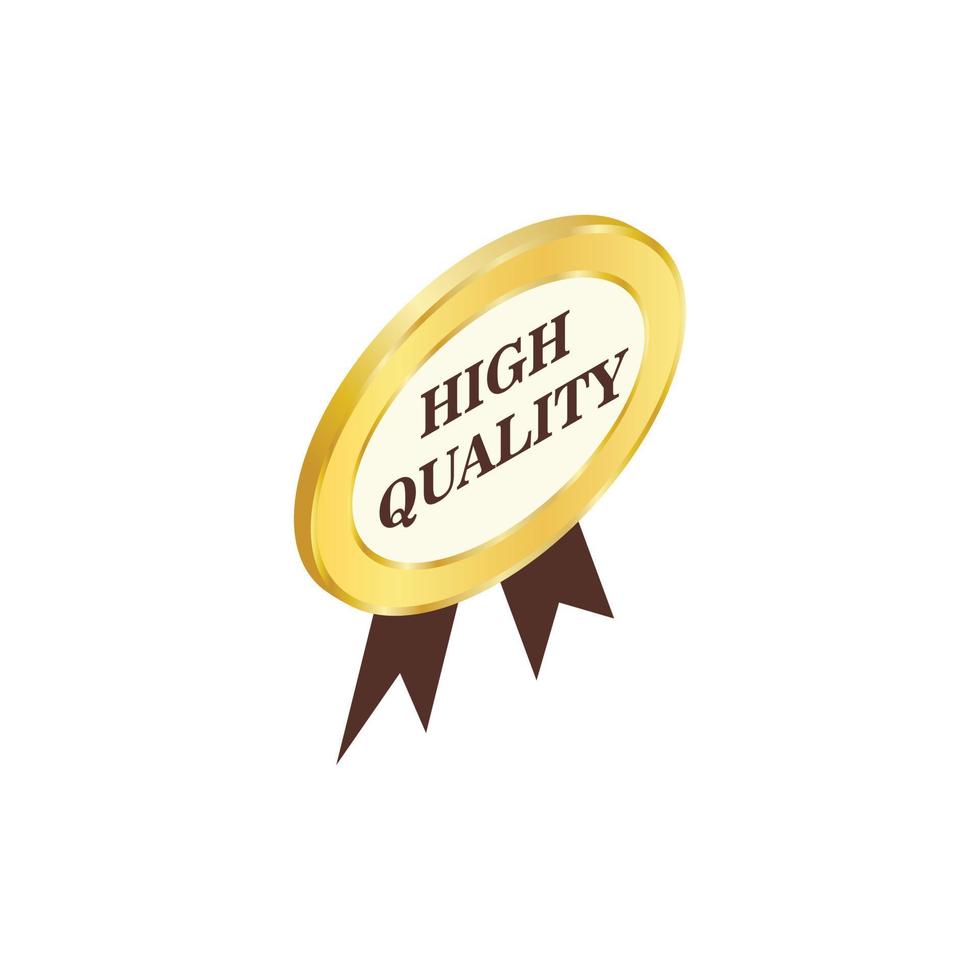 Label high quality icon, isometric 3d style vector