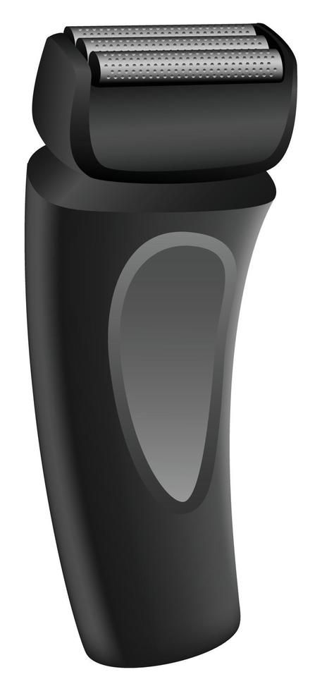 Electric shaver mockup, realistic style vector