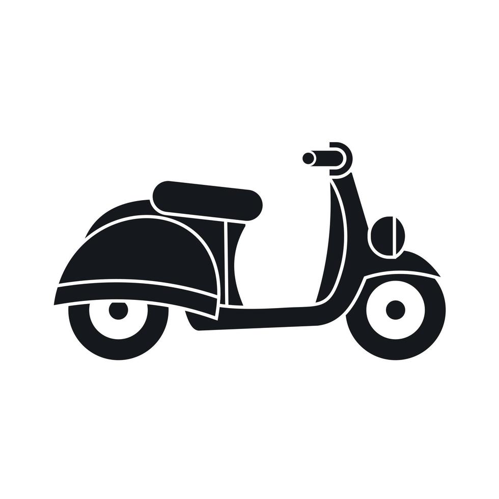 Motorbike icon, simple style vector