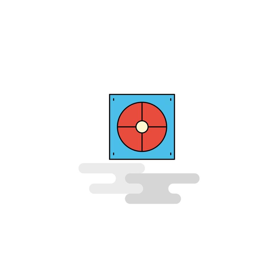 vector de icono de objetivo plano