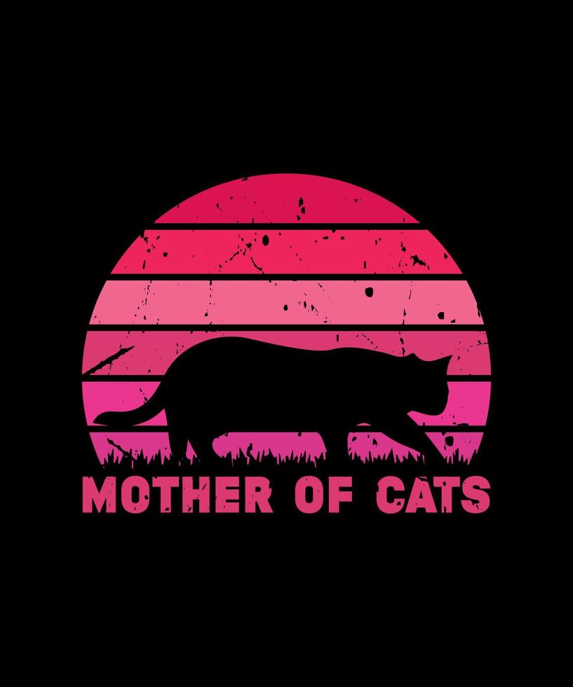 CAT T SHIRT DESIGN vector