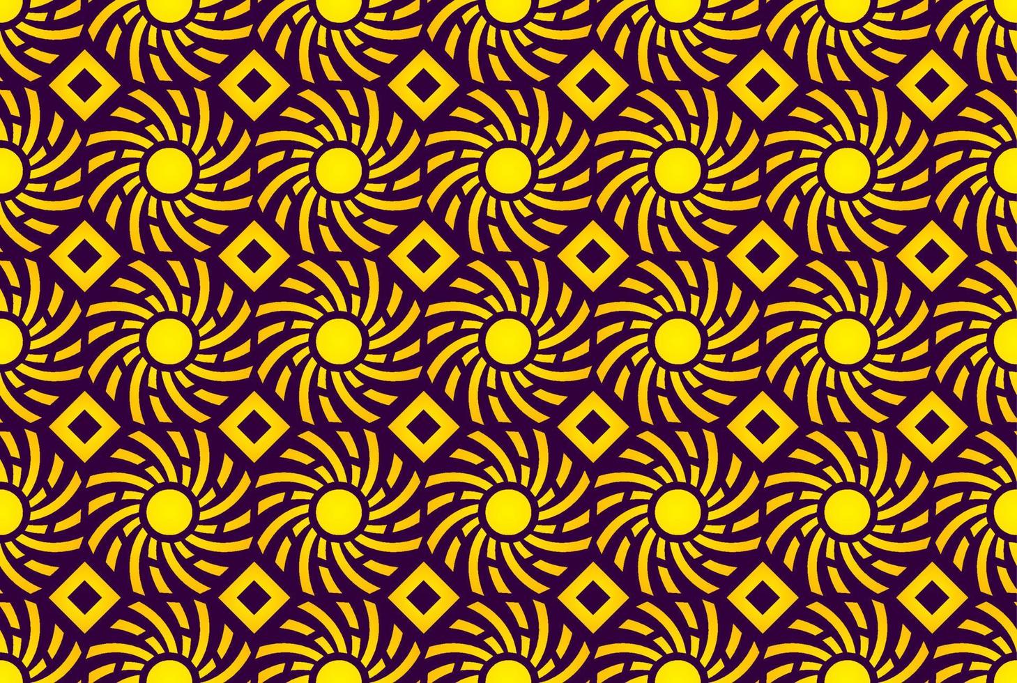 Sun seamless pattern. Repeating abstract pattern with sun symbol. Template for your design projects. vector