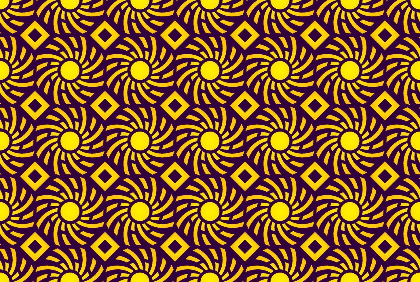 Sun seamless pattern. Repeating abstract pattern with sun symbol. Template for your design projects. vector