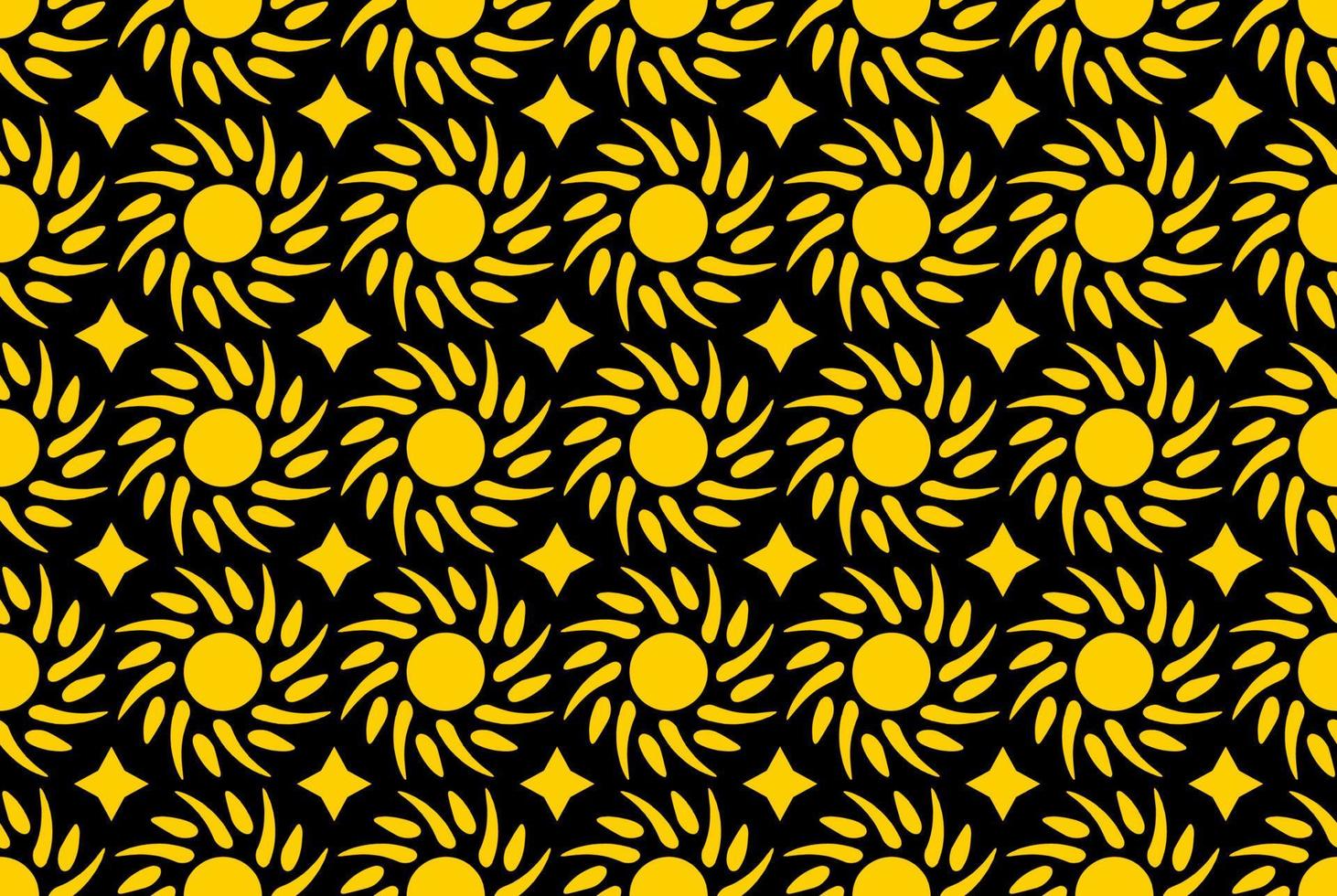 Sun seamless pattern. Repeating abstract pattern with sun symbol. Template for your design projects. vector