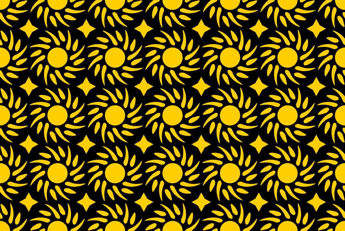 Sun seamless pattern. Repeating abstract pattern with sun symbol. Template for your design projects. vector