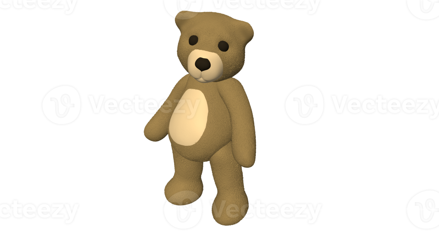 Teddy bear doll cartoon 3d png