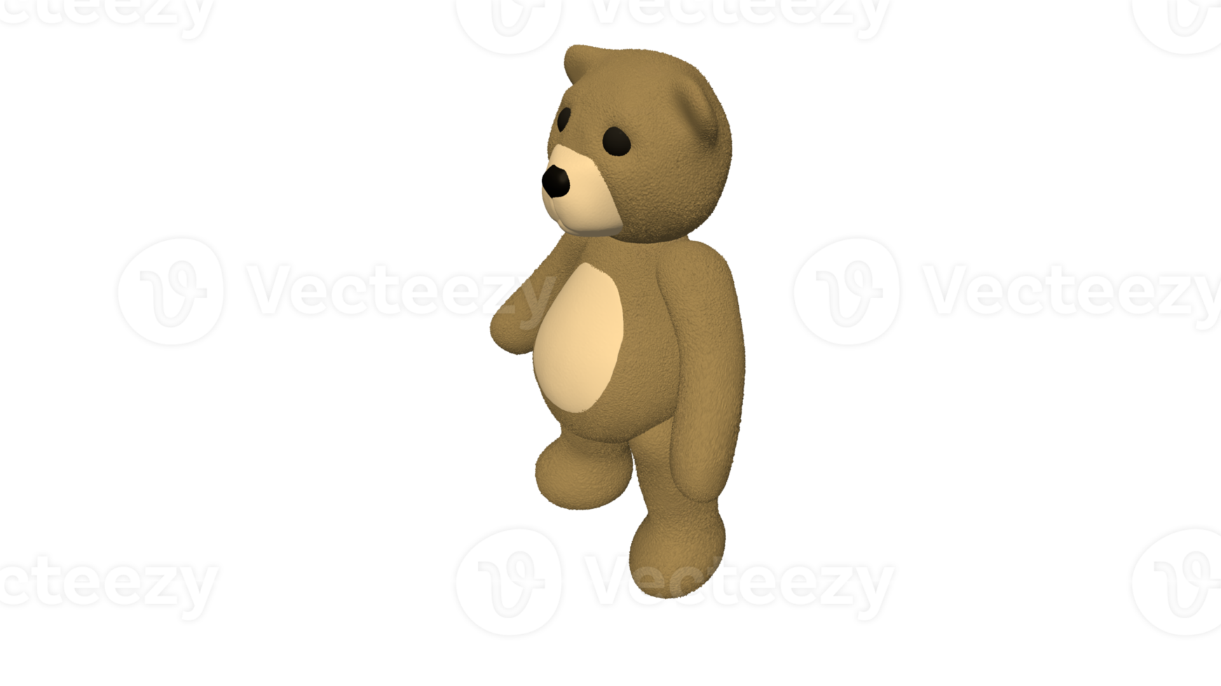 Teddy bear doll cartoon 3d png