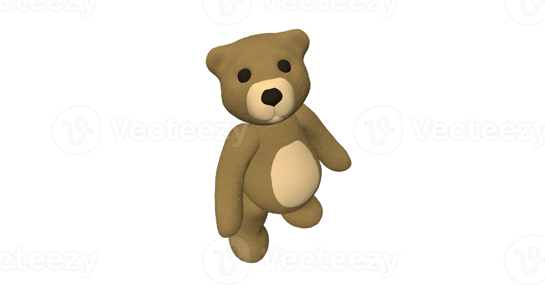 Teddy bear doll cartoon 3d png