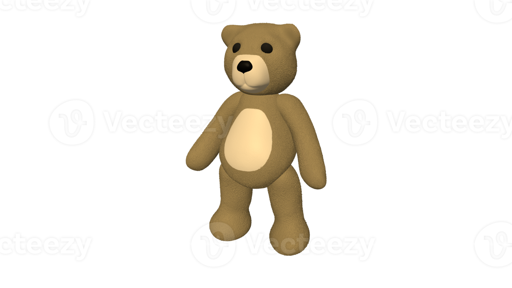 Teddy bear doll cartoon 3d png