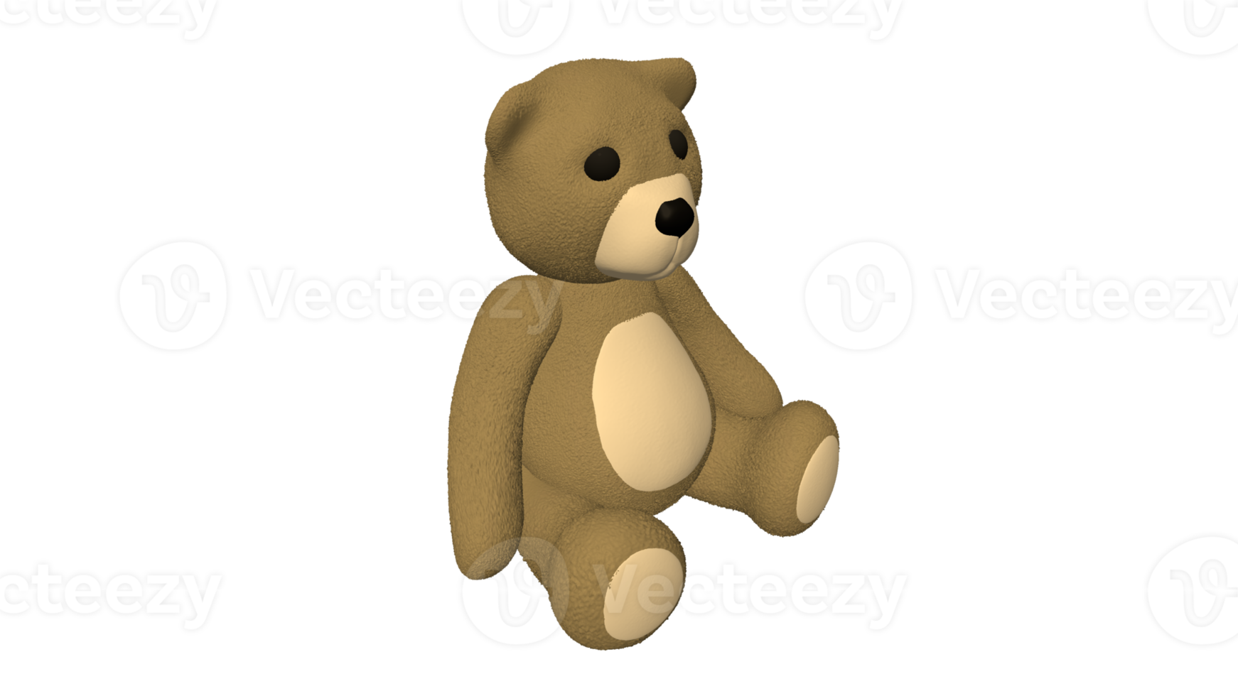 Teddybär Puppe Cartoon 3d png