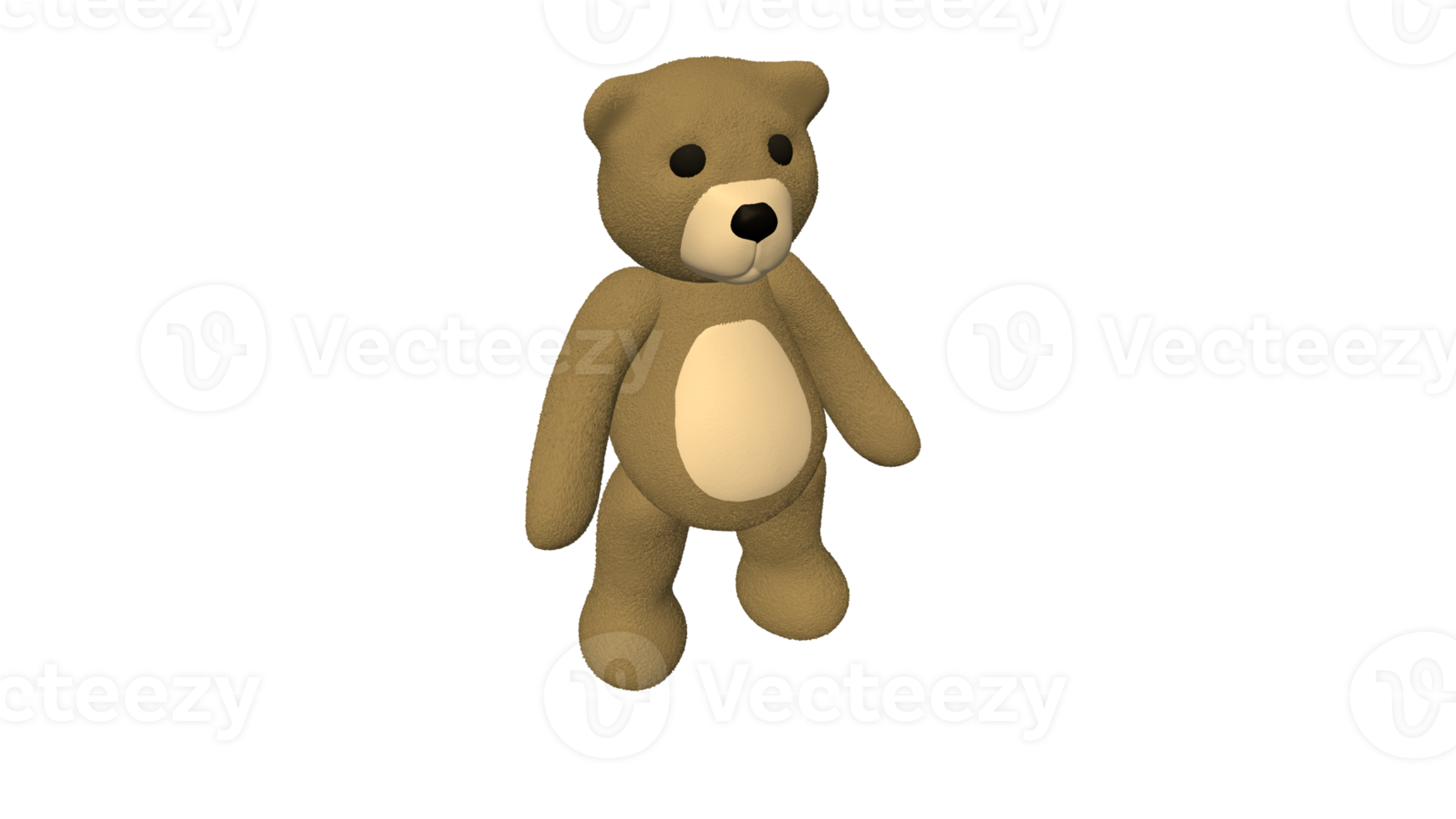 Teddy bear doll cartoon 3d png