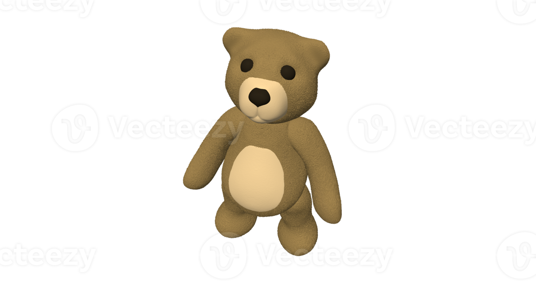 Teddy bear doll cartoon 3d png