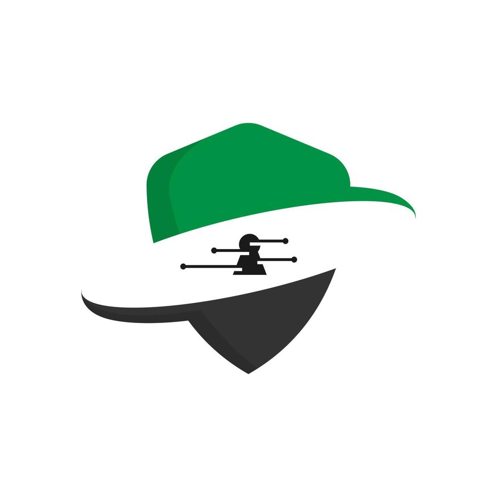 Shield Security logo. Shield and padlock Protection logo vector