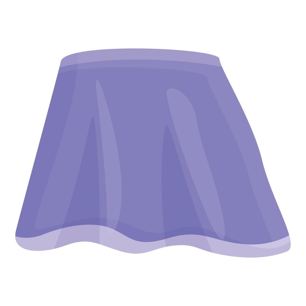 Donate skirt icon, cartoon style vector