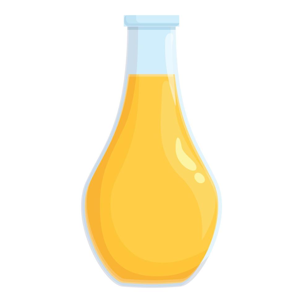vector de dibujos animados de icono de jarra de aceite de oliva. comida virgen