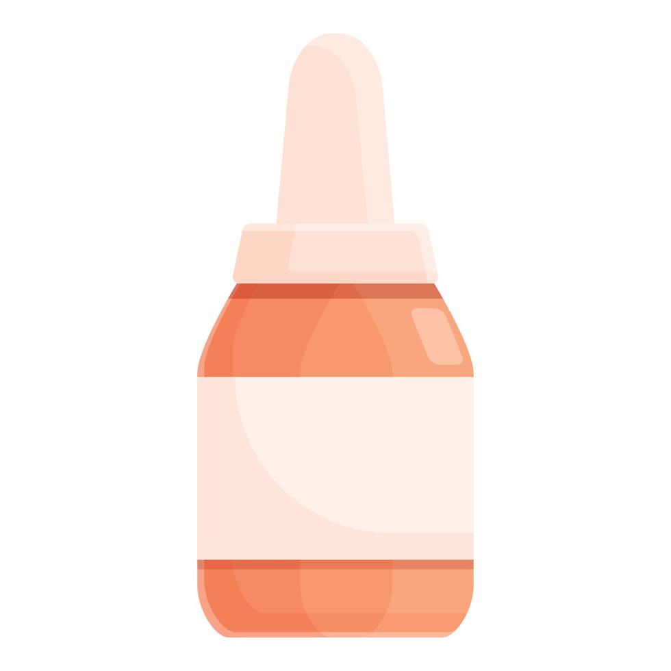 Vape liquid icon cartoon vector. Cigarette bottle vector