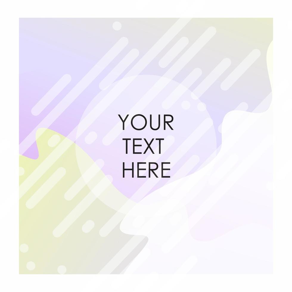 Colorful background with typography vector