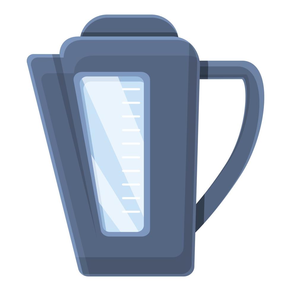 Electric kettle icon, cartoon style vector