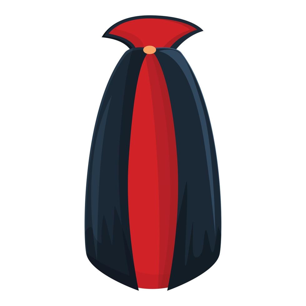 Velvet cloak icon cartoon vector. Vampire hero vector