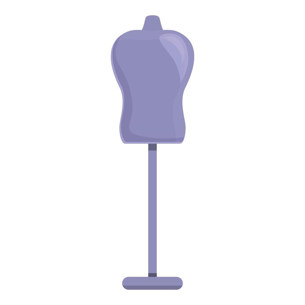 icono de maniquí de taller, estilo de dibujos animados vector