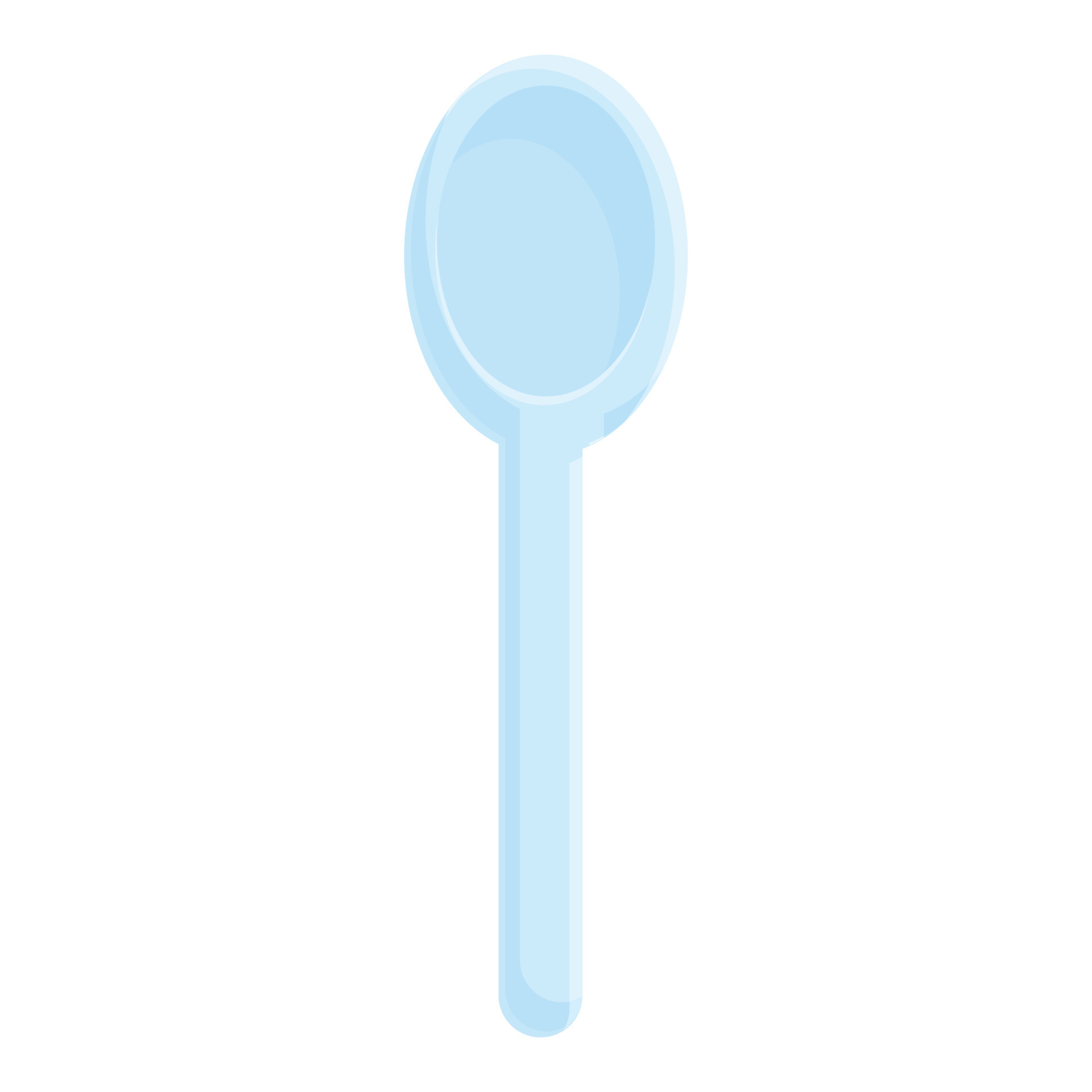 Plastic spoon icon, cartoon style 14339531 Vector Art at Vecteezy
