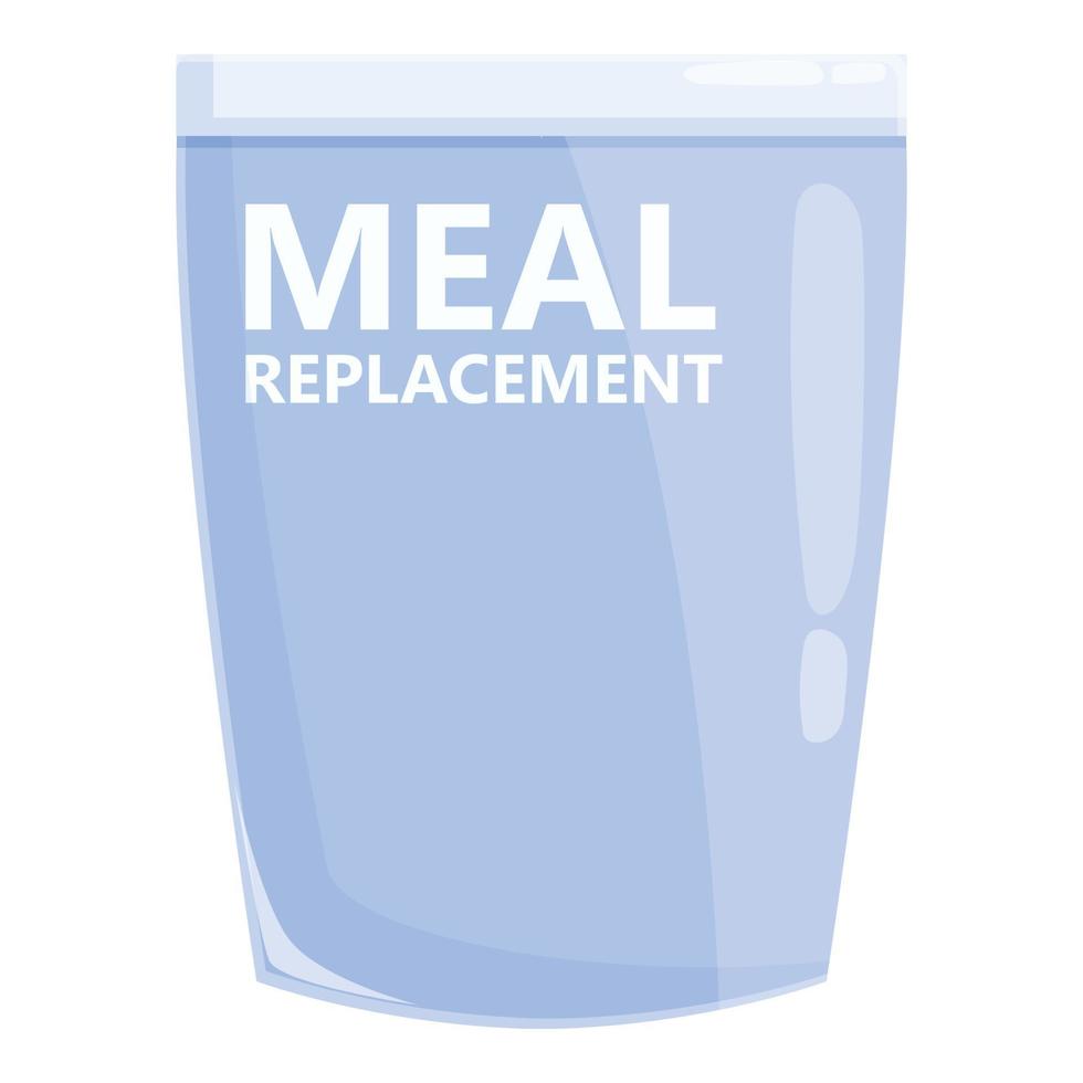 Meal replacement icon cartoon vector. Vegan syrup vector