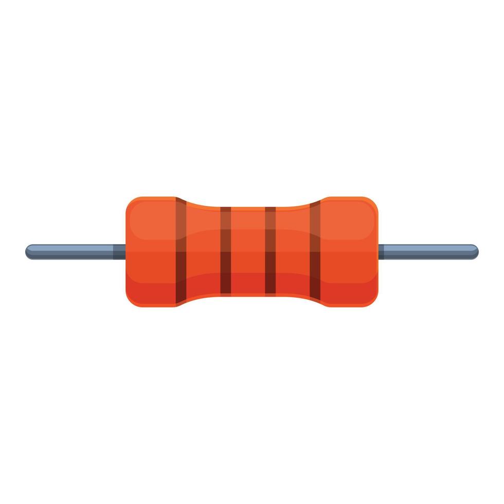 Switcher resistor icon, cartoon style vector