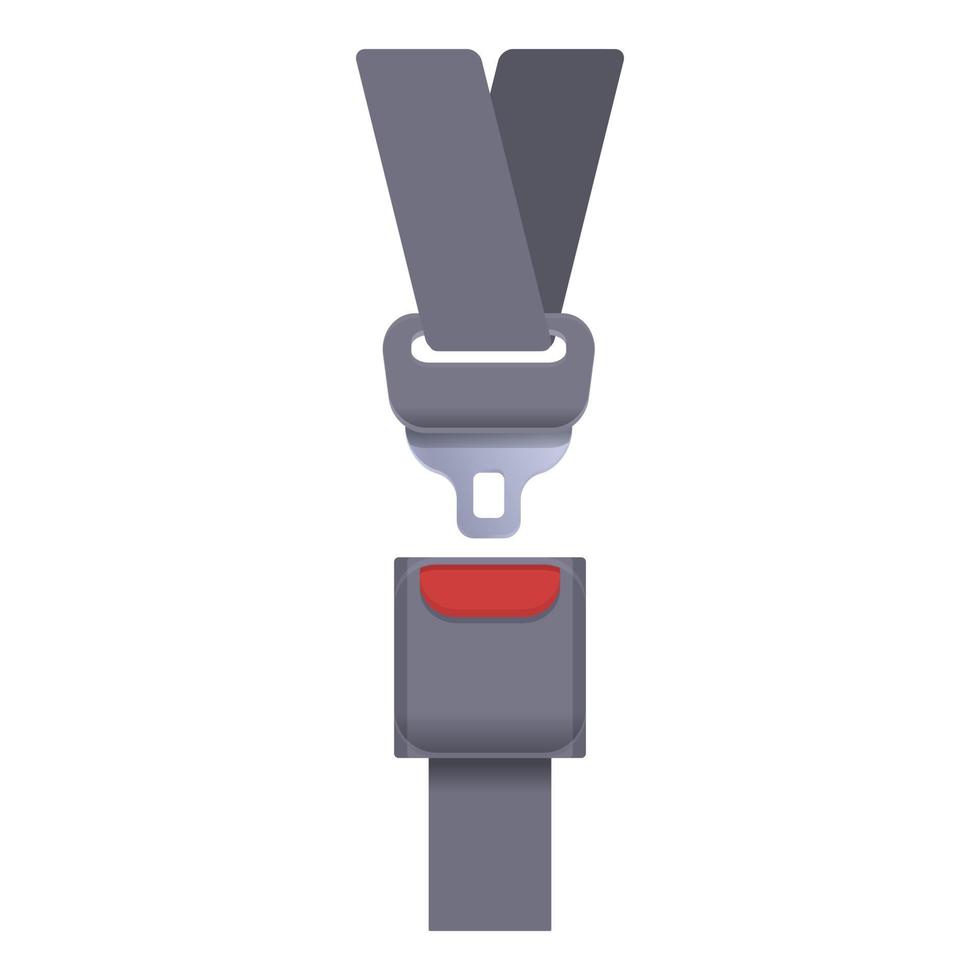 Auto belt icon cartoon vector. Car seat vector