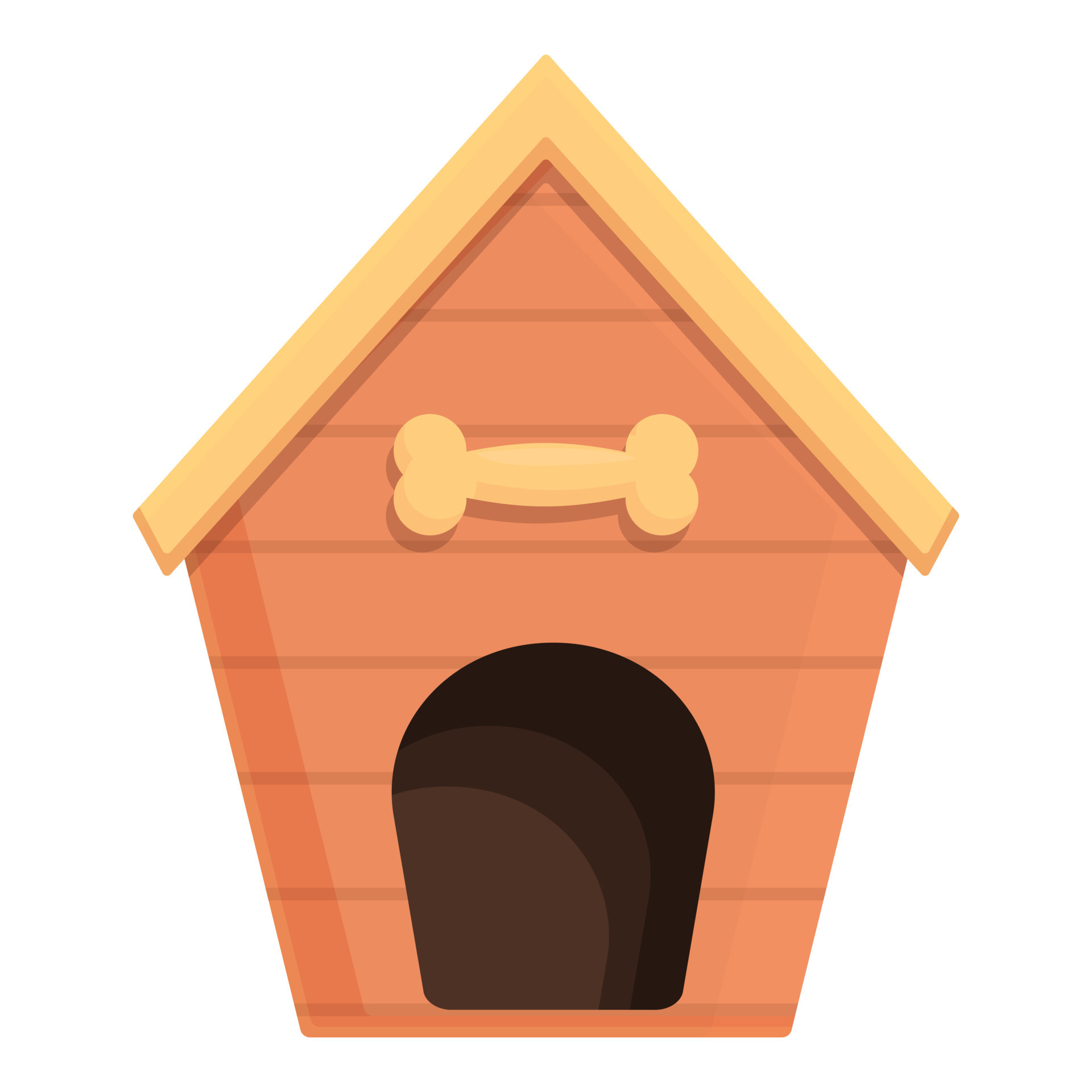 Bone dog kennel icon cartoon vector. Puppy house 14339733 Vector Art at  Vecteezy
