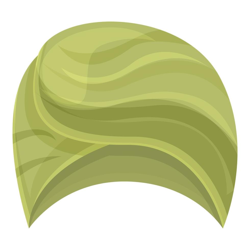 Aladdin turban icon cartoon vector. Arab hat vector