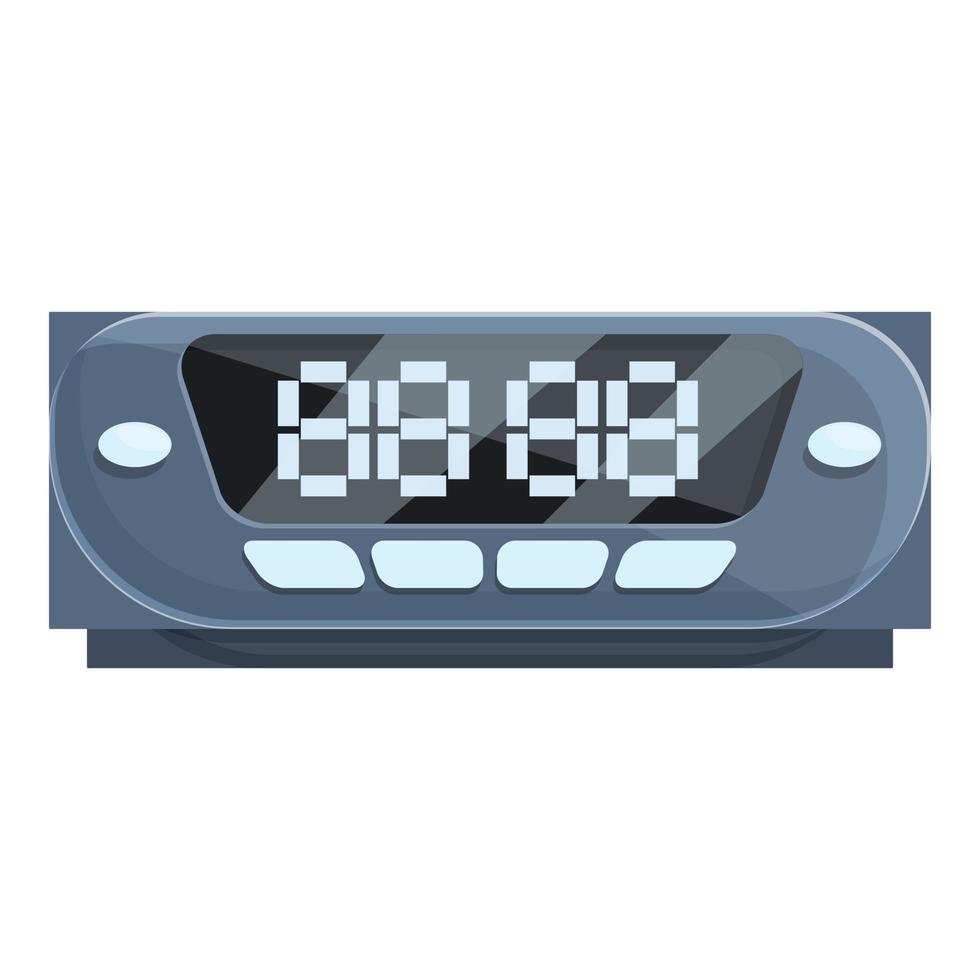 Taximeter money distance icon, cartoon style vector