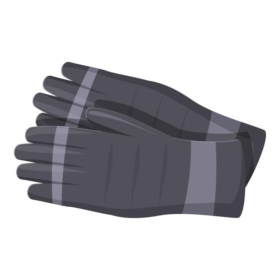 Biker gloves icon cartoon vector. Jacket part vector